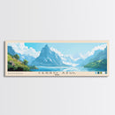 Cerro Azul, Peru Panoramic Print, Vacation Gift, Peru Wall Art, Beach Painting, Beach Decor, Large Wall Art, Wood Frame Art