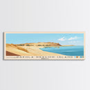 Dakhla dragon island, Morocco Panoramic Print, Vacation Gift, Morocco Wall Art, Beach Painting, Beach Decor, Beach Or Lakehouse Art