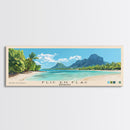 Flic en Flac, Mauritius Panoramic Print, Vacation Gift, Mauritius Wall Art, Vacation Wall Art, Vacatation Memories, Beach Decor, Beach Or Lakehouse Art
