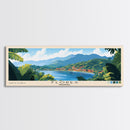 Flores, Indonesia Panoramic Beach Print, Vacation Gift, Indonesia Wall Art, Beach Painting, Beach Decor, Beach Painting
