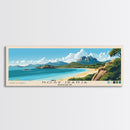 Nosy Iranja, Madagascar Panoramic Beach Print, Vacation Gift, Madagascar Wall Art, Framed Canvas Print, Framed Beach Painting