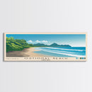 Ostional Beach, Costa Rica Panoramic Beach Print, Vacation Gift, Costa Rica Wall Art, Beach Painting, Beach Decor, Beach Painting