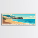 Playa de Ondarreta, Spain Panoramic Print, Vacation Gift, Spain Wall Art, Vacation Wall Art, Vacatation Memories, Beach Decor, Beach Or Lakehouse Art