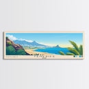 Tenerife, Spain Panoramic Beach Print, Vacation Gift, Spain Wall Art, Framed Canvas Print, Framed Beach Painting