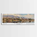 Riverside California Panoramic Print, Creative Framed Canvas Print, Travel Poster Art, Living Room Decor, Home Wall Art, Gift Idea