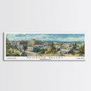 Spokane Valley Washington Travel Poster, Framed Canvas Print, Wall Art, Home Decor, Travel Gift, Living Room Art, Retro Style Art