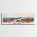 Groningen Netherlands Travel Art, City Art, Framed Canvas Print or Metal Wall Art, Europe Travel Poster, Panoramic Wall Art, Extra Wide Wall Art