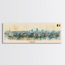 Kyiv Ukraine Wall Art, Panoramic Travel Poster, Panoramic Framed Canvas Print, City Wall Art, Wall Hanging Home Decor, Travel Art