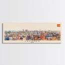 Leganes Spain Wall Art, Panoramic Travel Poster, Panoramic Framed Canvas Print, City Wall Art, Wall Hanging Home Decor, Travel Art