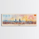 Logroño Spain Travel Art, City Art, Framed Canvas Print or Metal Wall Art, Europe Travel Poster, Panoramic Wall Art, Extra Wide Wall Art