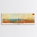 Wiesbaden Germany Travel Print Wall Art, Panoramic City Art, Travel Art, Wall Decor, Vacation Gift, Framed Canvas Print Or Metal Art