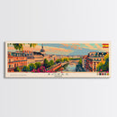 Borås Sweden Travel Art, City Art, Framed Canvas Print or Metal Wall Art, Europe Travel Poster, Panoramic Wall Art, Extra Wide Wall Art