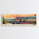 Krasnoyarsk Russia Travel Art, City Art, Framed Canvas Print or Metal Wall Art, Europe Travel Poster, Panoramic Wall Art, Extra Wide Wall Art
