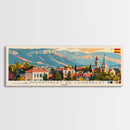 L'Hospitalet-de-Llobregat Spain Travel Print Wall Art, Panoramic City Art, Travel Art, Wall Decor, Vacation Gift, Framed Canvas Print Or Metal Art