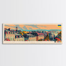 Mykolaiv Ukraine Wall Art, Panoramic Travel Poster, Panoramic Framed Canvas Print, City Wall Art, Wall Hanging Home Decor, Travel Art