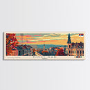 Novi Sad Serbia Travel Art, City Art, Framed Canvas Print or Metal Wall Art, Europe Travel Poster, Panoramic Wall Art, Extra Wide Wall Art