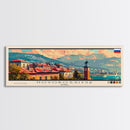 Novorossiysk Russia Wall Art, Panoramic Travel Poster, Panoramic Framed Canvas Print, City Wall Art, Wall Hanging Home Decor, Travel Art