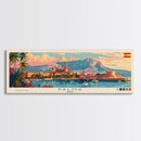 Palma Spain Travel Art, City Art, Framed Canvas Print or Metal Wall Art, Europe Travel Poster, Panoramic Wall Art, Extra Wide Wall Art