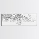 Panoramic Irvine City Map, California Art, Map Print, Minimalist Wall Art, Canvas Art, Housewarming Gift, Street Map Art, Closing Gift