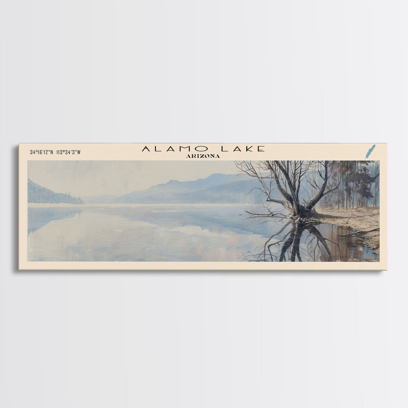 Alamo Lake Arizona Wall Art, Wall Print, Travel Wall Art, Nature Wall DÃ©cor, Above Bed Art, Living Room Wall Print