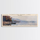 Truman Reservoir Missouri Panoramic Wall Art, Framed Canvas Print, Lake House Decor, Travel Poster, Beautiful Lake Scene, Bedroom Decor