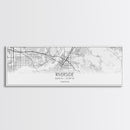 Panoramic Riverside City Map, California Art, Map Print, Minimalist Wall Art, Canvas Art, Housewarming Gift, Street Map Art, Closing Gift
