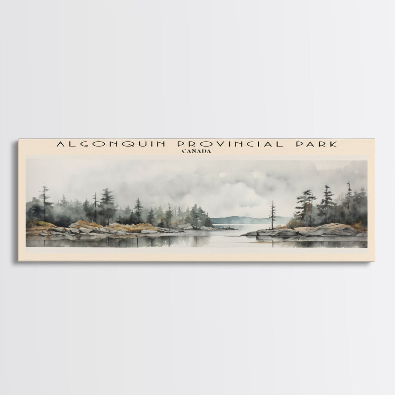 Algonquin Provincial Park Travel Print Wall Art, Travel Poster Print, Retro Style Home Decor, Wall Hanging, Travel Gift Idea, Metal Art