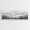 Black Forest Framed Canvas Print Travel Poster | Wall Art | Home Decor | Gift For Travel Lover | Wall Hanging | Original Art