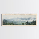 Bwindi Impenetrable Forest Wall Art Travel Poster Print, Gift For Travel Lover, Vacation Gift, COUNTRY Wall Art, Home Decor, Original Art