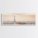 Eiffel Tower Travel Poster Print, Framed Canvas Print, COUNTRY Travel Art, Wood Framed Art, Wall Hanging, Home Decor