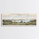 Gardens by the Bay COUNTRY | Framed Travel Poster Canvas Print | Trendy Wall Art | Watercolor Painting | Living Room Art | Unique Art