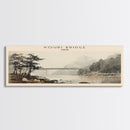 Kouri Bridge COUNTRY | Framed Travel Poster Canvas Print | Trendy Wall Art | Watercolor Painting | Living Room Art | Unique Art