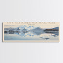 Los Glaciares National Park Framed Canvas Print Travel Poster | Wall Art | Home Decor | Gift For Travel Lover | Wall Hanging | Original Art