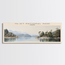 Mljet National Park Framed Canvas Print Travel Poster | Wall Art | Home Decor | Gift For Travel Lover | Wall Hanging | Original Art
