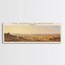 The Danakil Depression COUNTRY Travel Poster Print, Framed Canvas Print, COUNTRY Travel Art, Wood Framed Art, Wall Hanging, Home Decor