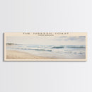 The Jurassic Coast COUNTRY | Framed Travel Poster Canvas Print | Trendy Wall Art | Watercolor Painting | Living Room Art | Unique Art