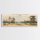 The Royal Road Travel Poster Print, Framed Canvas Wall Art, Metal Wall Art, COUNTRY art, Gift For Him, Travel Wall Art, Travel Lover Gift