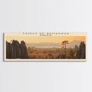 Tsingy de Bemaraha Framed Canvas Print Travel Poster | Wall Art | Home Decor | Gift For Travel Lover | Wall Hanging | Original Art