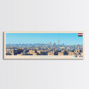 Algiers, Algeria Panoramic Travel Poster Canvas Print, Algiers, Algeria Painting, Algeria Art, Algiers Travel Art, Guest Room Painting