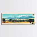 Arba Minch, Ethiopia Panoramic Travel Poster Canvas Print, Arba Minch, Ethiopia Painting, Ethiopia Art, Arba Minch Travel Art, Living Room Painting