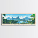 Campinas, Brazil Travel Poster Panoramic Canvas Print, Campinas, Brazil Painting, Brazil Art, Campinas Travel Art, Guest Room Painting