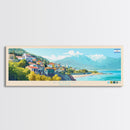 Lanus, Argentina Travel Poster Panoramic Canvas Print, Lanus, Argentina Painting, Argentina Art, Lanus Travel Art, Guest Room Painting