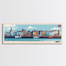 Port Sudan,  Sudan Panoramic Travel Poster Canvas Print, Port Sudan,  Sudan Painting,  Sudan Art, Port Sudan Travel Art, Guest Room Painting