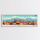 Queretaro, Mexico Panoramic Travel Poster Canvas Print, Queretaro, Mexico Painting, Mexico Art, Queretaro Travel Art, Living Room Painting