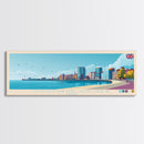 Southend-on-Sea, England Panoramic Travel Poster Canvas Print, Southend-on-Sea, England Painting, England Art, Southend-on-Sea Panoramic Travel Art, Travel Painting
