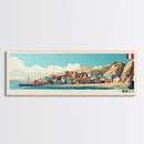 Tacna, Peru Panoramic Travel Poster Canvas Print, Tacna, Peru Painting, Peru Art, Tacna Panoramic Travel Art, Travel Painting