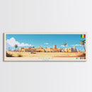 Touba, Senegal Travel Poster Panoramic Canvas Print, Touba, Senegal Painting, Senegal Art, Touba Travel Art, Guest Room Painting