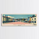 Ballymena, Ireland Panoramic Canvas Print, Ballymena, Ireland Painting, Ireland Art, Ballymena Travel Poster, Travel Art, Guest Room Painting