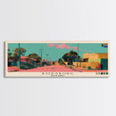 Boksburg, South Africa Panoramic Canvas Print, Boksburg, South Africa Painting, South Africa Art, Boksburg Travel Poster, Travel Art, Housewarming Gift