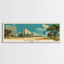 Brasilia, Brazil Panoramic Canvas Print, Brasilia, Brazil Painting, Brazil Art, Brasilia Travel Poster, Travel Art, Housewarming Gift